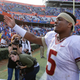 Image for article titled Oregon Players Taunt Jameis Winston With "No Means No" Tomahawk Chop
